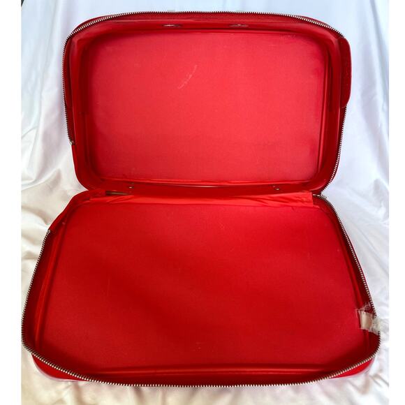 Rare Vintage 80s Sanrio Hello Kitty Suitcase Luggage Rainbow Hot Air Balloon - Picture 6 of 8